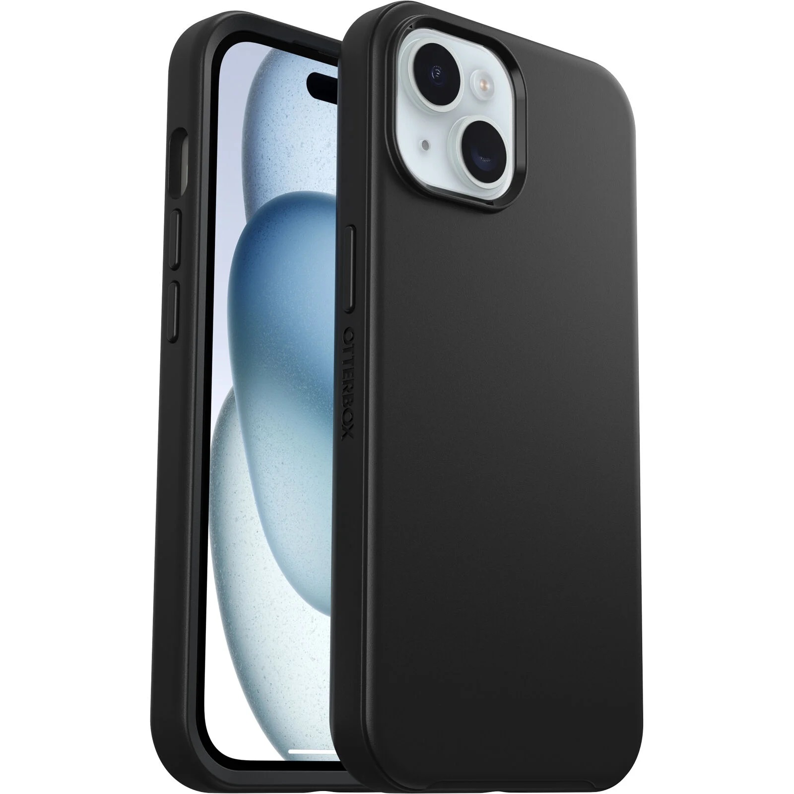 OtterBox Symmetry MagSafe Case for iPhone 16, 15, 14, 13 (6.1") - Ultra-Sleek Black Protective Cover with DROP+ Shock Absorption & MagSafe Compatibility