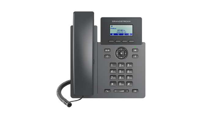 LS Grandstream GRP2601 Carrier Grade 2-Line IP Phone with 2 SIP Accounts, 2.4" LCD, HD Audio, 5-Way Conference, EHS Support & PSU Included