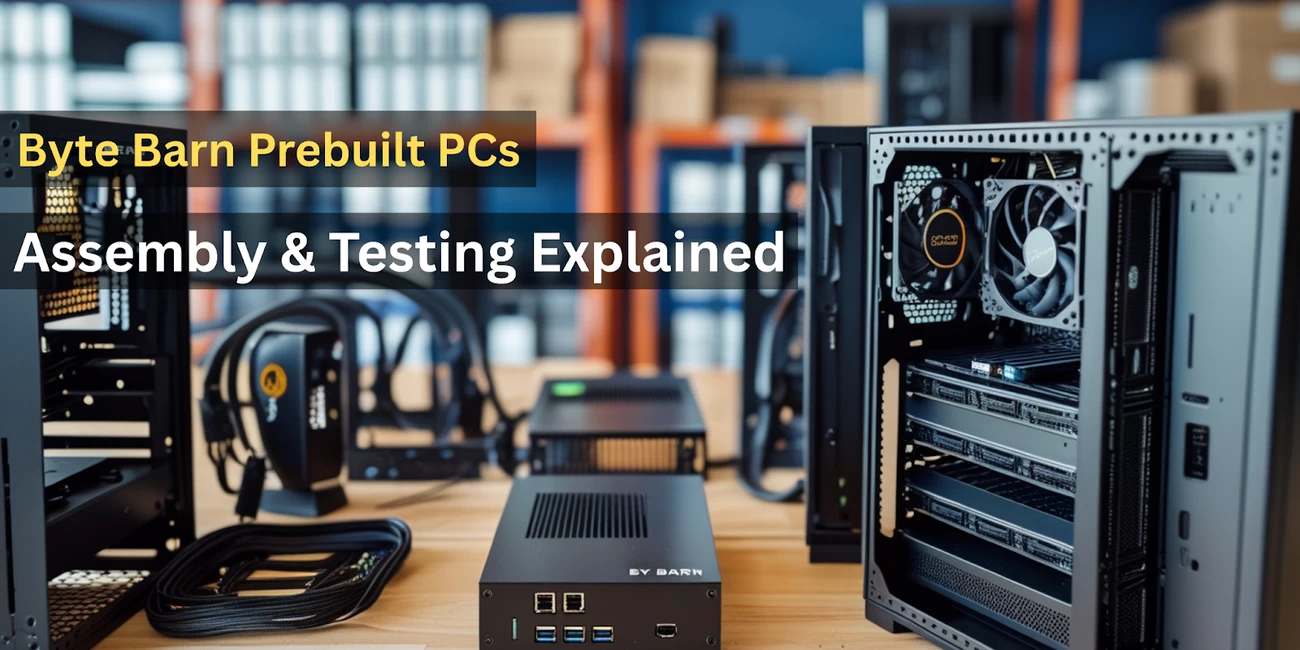 Byte barn Prebuilt PCs: Assembly & Testing Explaine