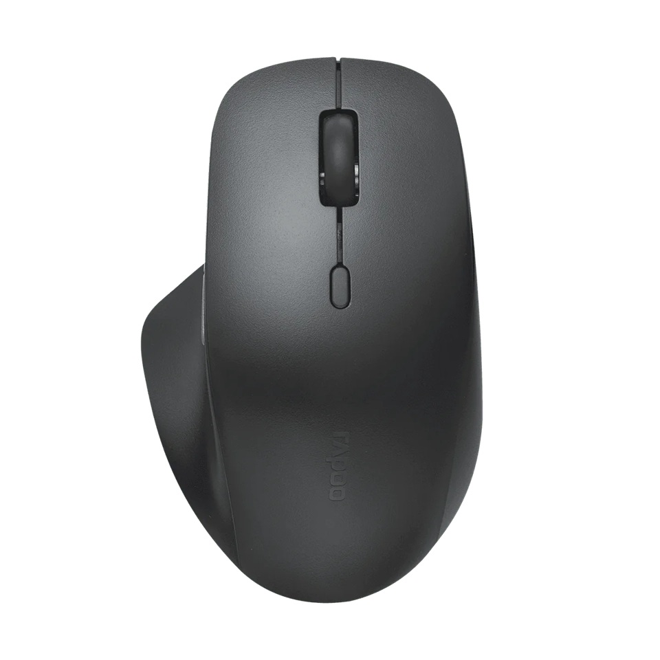 Rapoo M50 PLUS Wireless Optical Mouse - 4-Level Adjustable DPI up to 3200, Ergonomic Right-Handed Design, Silent Click, 2.4 GHz Wireless, 12-Month Battery Life