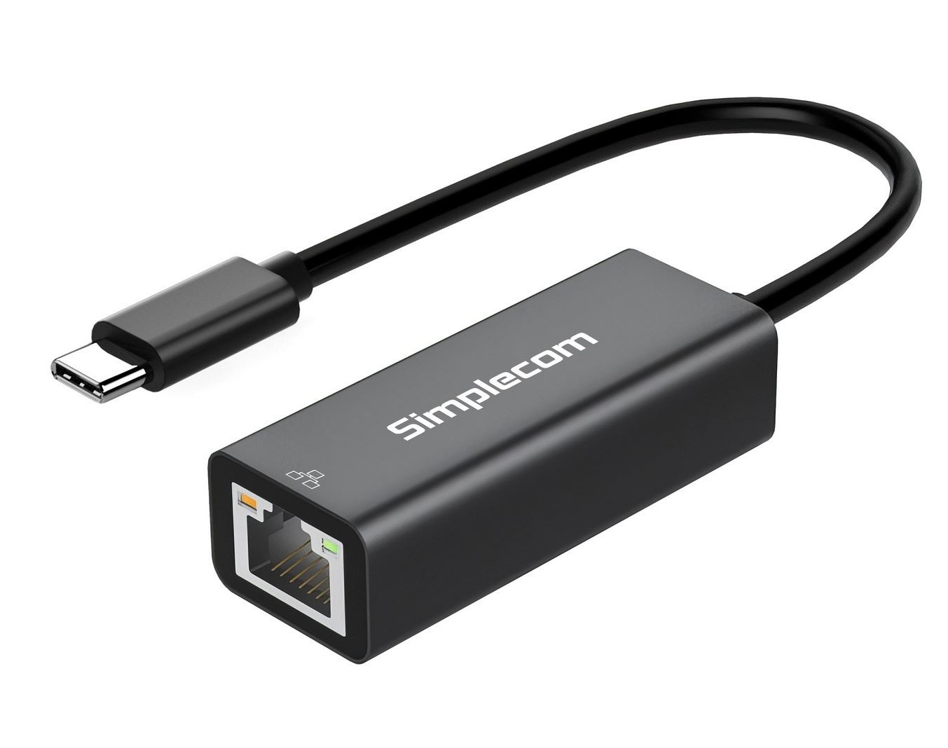 Simplecom NU314 USB-C to Gigabit Ethernet Network Adapter – SuperSpeed 1000Mbps Wired Ethernet with Aluminium Housing