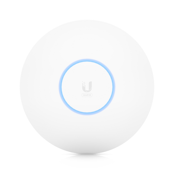 Ubiquiti UniFi U6 Pro Wi-Fi 6 Dual-Band Access Point 4x4 MU-MIMO, 2.4GHz 573.5 Mbps & 5GHz 4.8Gbps, Ceiling Mounted, PoE Powered