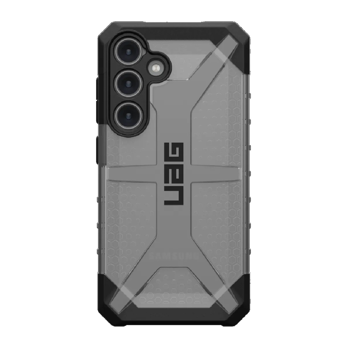 UAG Plasma Series Rugged Case for Samsung Galaxy S24+ 5G (6.7") - Ice, 16ft Drop Protection, Raised Screen Surround, Lightweight Design