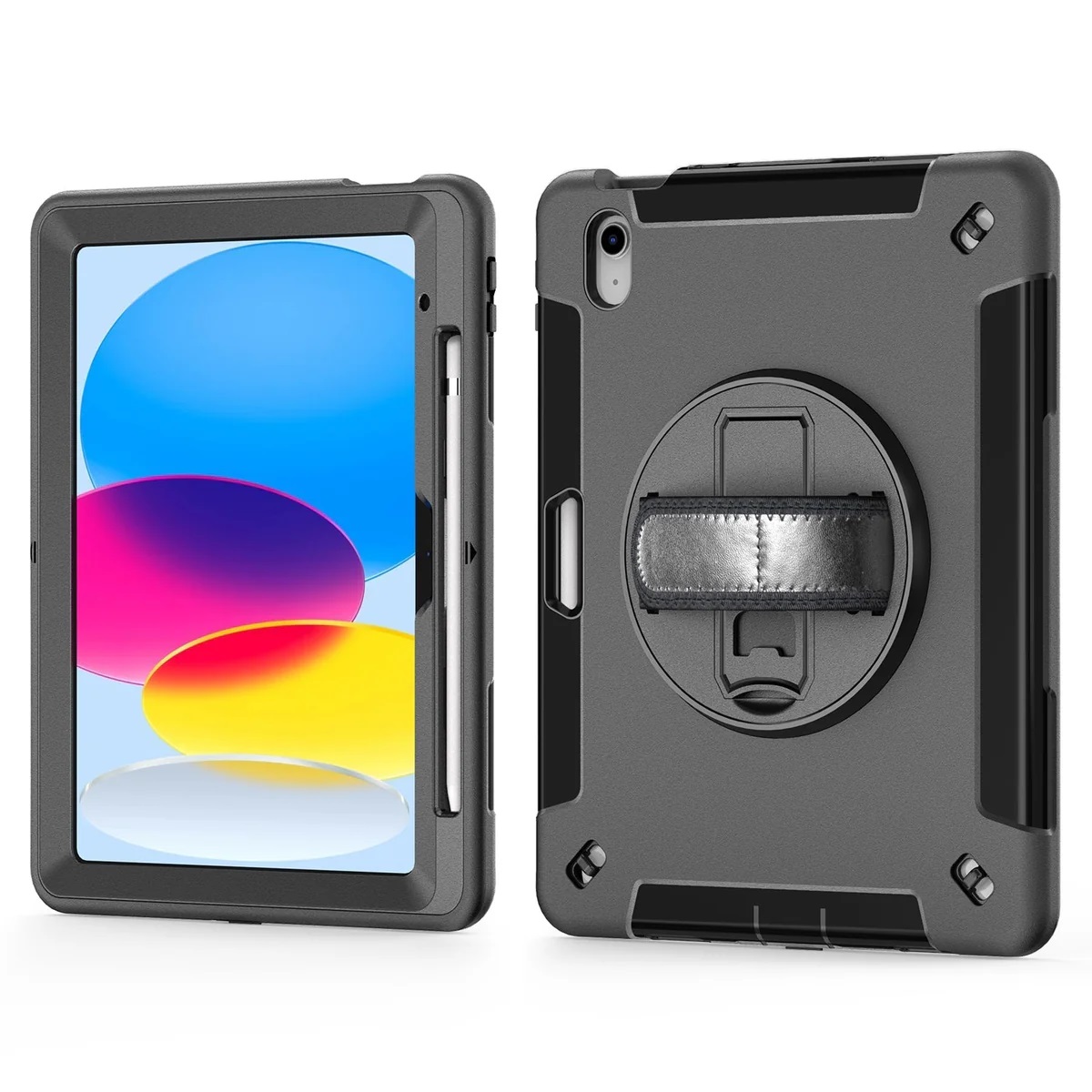 USP Rugged Samsung Galaxy Tab S11 11-Inch Case with Built-in Kickstand, Adjustable Hand Strap, Shoulder Strap, Pen Holder, DropProof Design, 3 Year Warranty