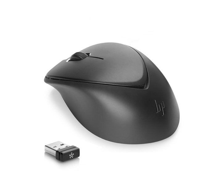 HP Premium Wireless Mouse 1600DPI High-Performance Hyper-Fast Scroll Soft-Touch Ambidextrous with Rechargeable Battery and USB Cable
