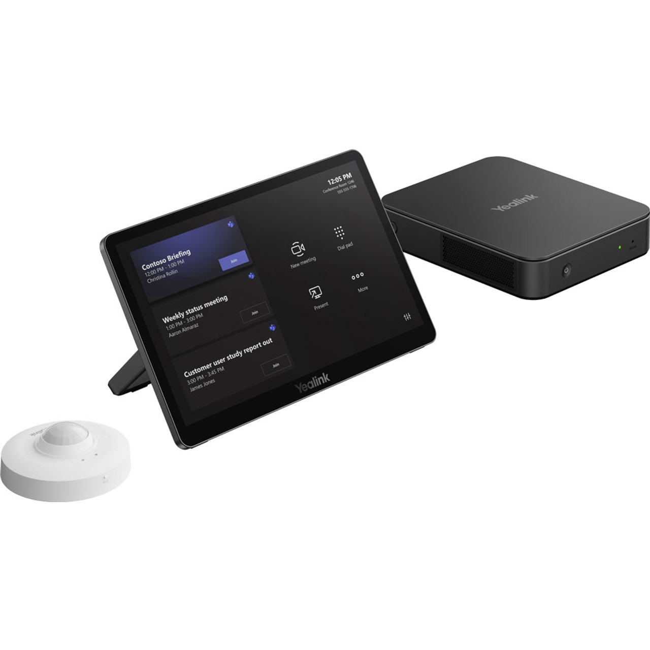 Yealink MCore PRO Mini PC Kit with 8-inch IPS Mtouch E2 Touchscreen, 11th Gen Intel Core i5, 8GB DDR4 RAM, 128GB SSD, Microsoft Teams Rooms Ready