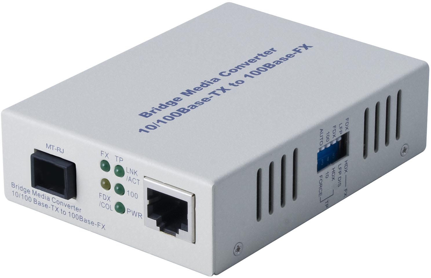 Alloy FCR200MT 10/100Base-TX to 100Base-FX Multimode Fibre Media Converter with LFP Support, 2 Km Range