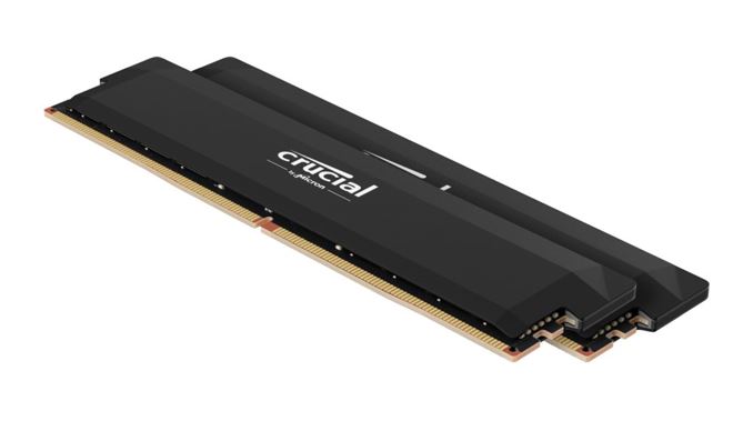 Crucial Pro 32GB (2x16GB) DDR5-6400MHz CL38 UDIMM Black Heat Spreader Desktop Gaming RAM with Intel XMP & AMD EXPO Support