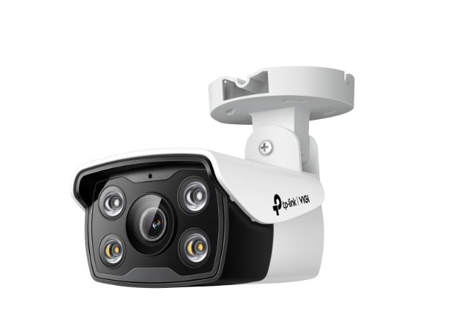 TP-Link VIGI 4MP Outdoor Full-Colour Bullet Network Camera with 2.8mm Lens, AI Smart Detection, IP66 Weatherproof, PoE & 12V DC, 3-Year Warranty