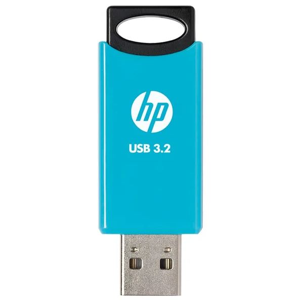 HP 712B 256GB USB 3.2 Gen 1 Type-A Flash Drive Blue – Capless Sliding Design, Portable & Durable USB Storage