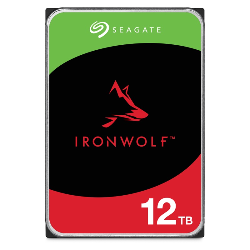 Seagate IronWolf 12TB 3.5-inch NAS HDD SATA3 7200RPM 256MB Cache ST12000VN0008 for 24x7 Multi-User NAS Systems