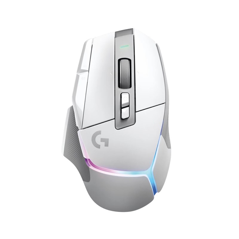 Logitech G502 X Plus Wireless Gaming Mouse - HERO 25K Sensor, LIGHTSPEED Wireless, RGB, USB-C Charging, 13 Programmable Buttons, White