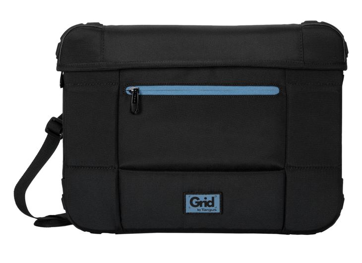 Targus 13-14.1" Grid High-Impact Slipcase – Rugged Protective Laptop & Tablet Case, Military-Grade Drop Protection, Weather Resistant, Black