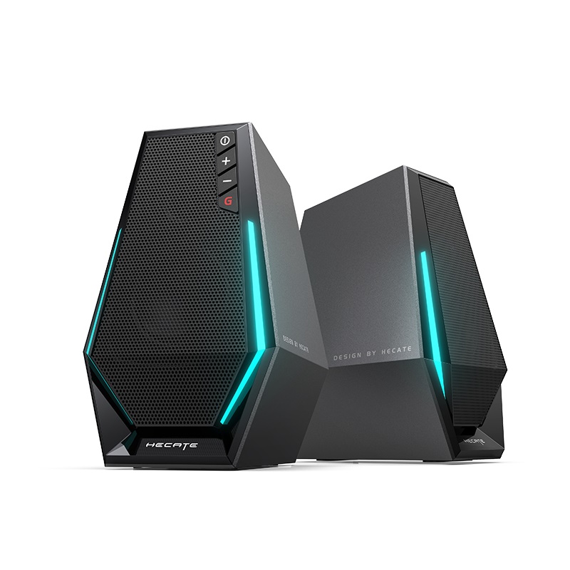 Edifier G1500 MAX 2.1 Wireless Gaming Speakers with Dual 2.5" Satellites, 4" Subwoofer, Bluetooth 5.3, Multi-Input USB/AUX, RGB Lighting