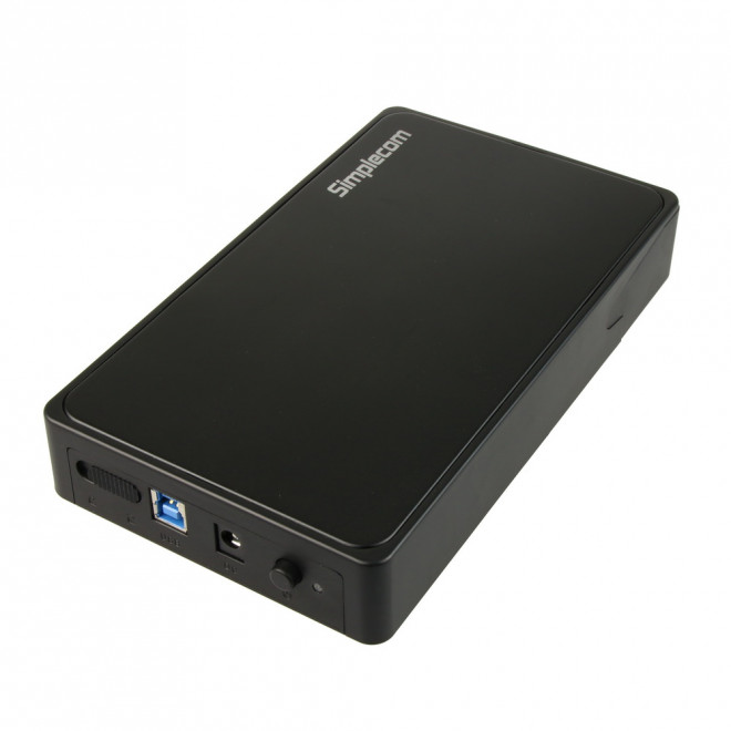 Simplecom SE325 Tool Free 3.5" SATA HDD to USB 3.0 Hard Drive Enclosure with 5Gbps Transfer Speed and Quick Installation