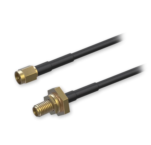Teltonika SMA Cable Extension 2000mm with SMA Female to SMA Male Connectors, 50 Ω Impedance, 0-6000 MHz Frequency Range