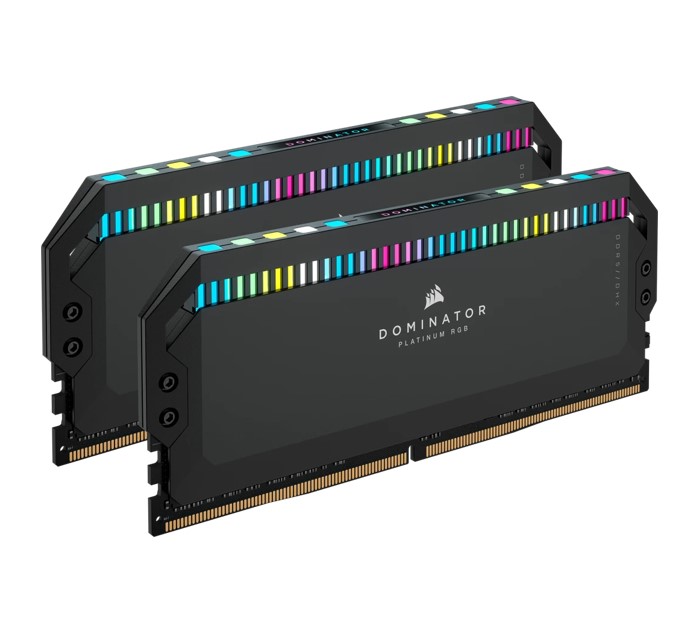 Corsair DOMINATOR Platinum RGB 64GB (4x16GB) DDR5 6600MHz C32 UDIMM Desktop Gaming Memory Kit - High Performance RGB DDR5 RAM