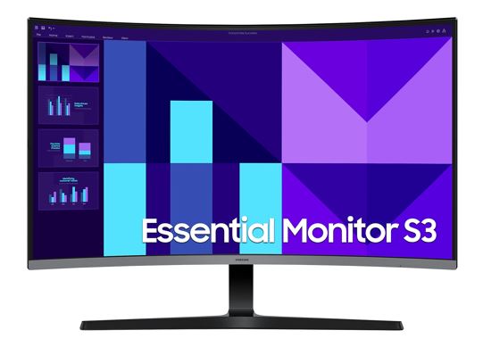 Samsung 32" S39GD Curved VA Monitor 1500R 100Hz FHD 1920x1080 4ms Response HDMI D-Sub Eye Saver Mode Flicker Free Black