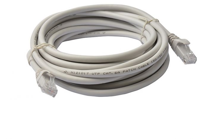 8Ware CAT6A Ethernet Cable 20m Grey - Snagless RJ45 Network LAN Patch Cord 10Gbps UTP High-Speed
