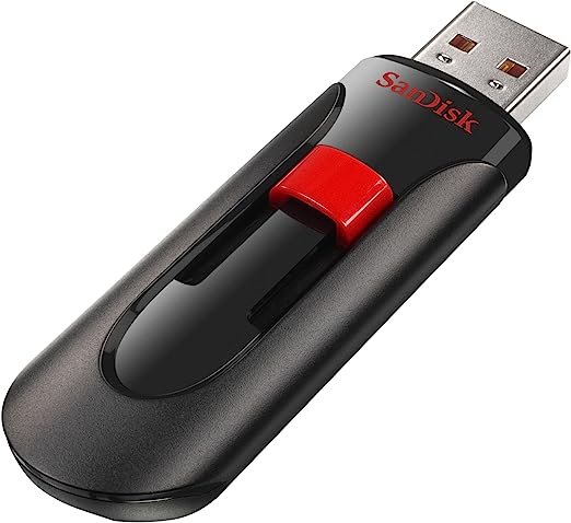 SanDisk Cruzer Glide 64GB USB 2.0 Flash Drive Retractable USB-A SecureAccess Encryption