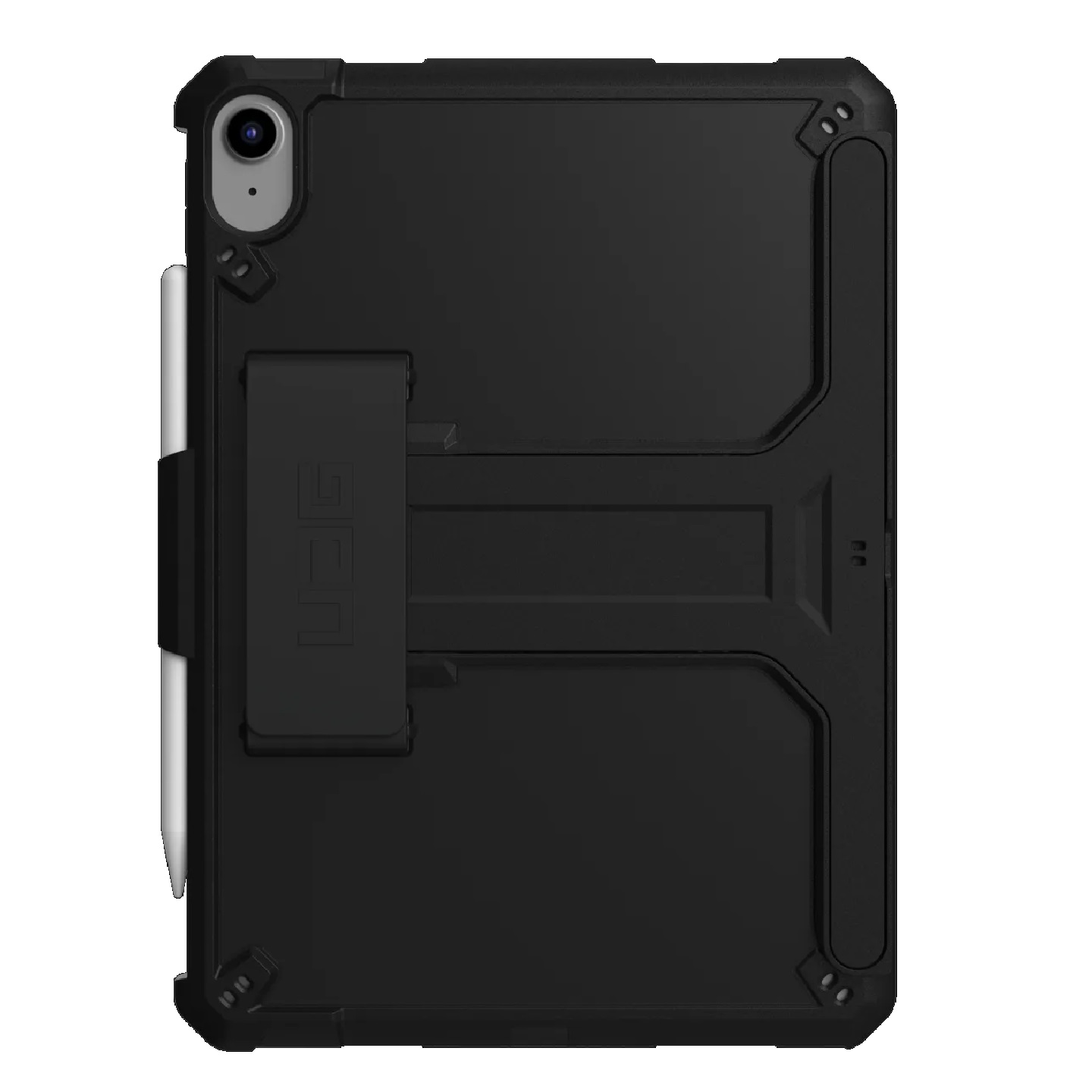 UAG Scout Rugged Case for Apple iPad 11th Gen (11.0") A16 / 10th Gen (10.9") with Kickstand, Hand Strap, Military Standard Drop Protection, Black