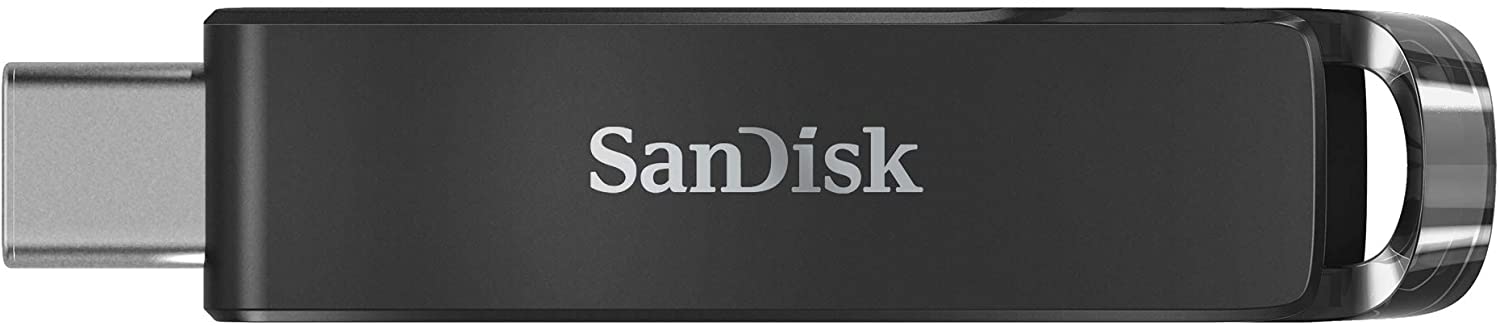 SanDisk Ultra USB Type-C Flash Drive 32GB - USB 3.1 Gen 1, Super-thin Retractable Design, Up to 150MB/s Read Speed, Black