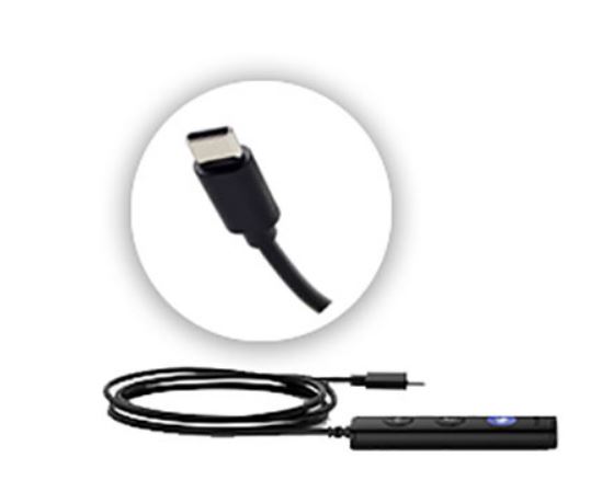 Yealink YHC20T-USB-C Controller with Microsoft Teams Button for UH36 & UH34 SE Headsets – USB-C Connectivity Upgrade, Volume Controls