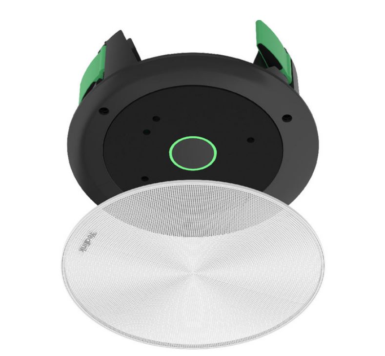 Yealink CM20 AI-Powered Beamforming Ceiling Microphone - 16 Omni Mics, AI Noise Reduction, Microsoft Teams Certified, Low-Profile Design for Medium to Large Rooms