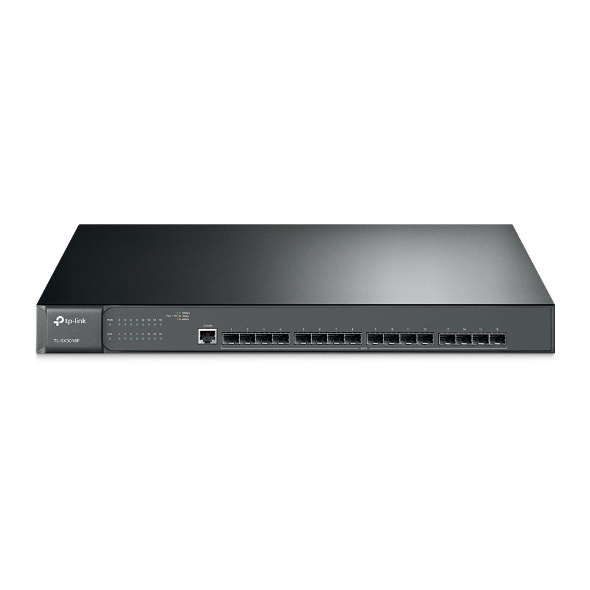 TP-Link SX3016F JetStream 16-Port 10GE SFP+ L2+ Managed Switch with Omada SDN Cloud & Fanless Design