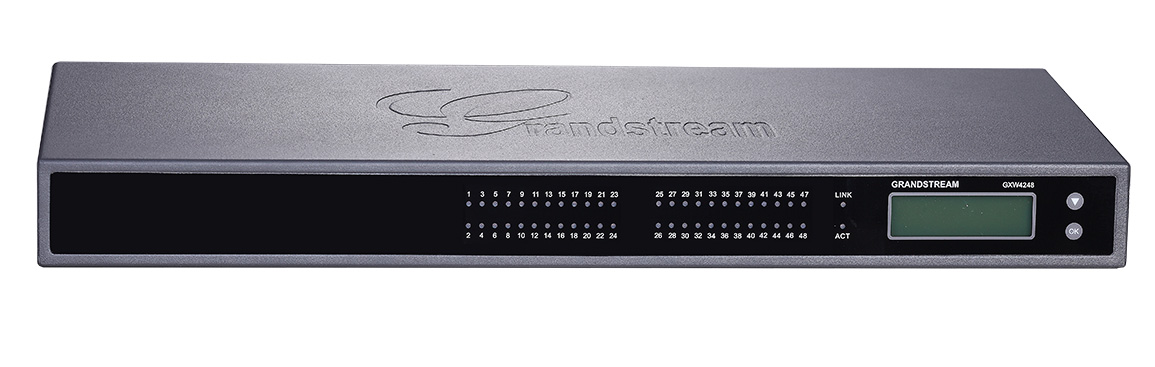 Grandstream GXW4248V2 48-Port FXS VoIP Gateway with 1 Gigabit Ethernet, Wide-band Audio & GDMS Compatibility