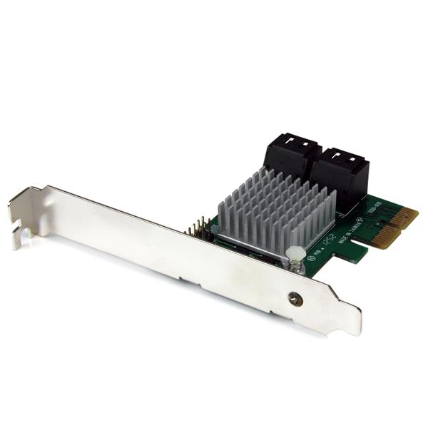 StarTech PEXSAT34RH 4 Port PCIe 2.0 SATA III 6Gbps RAID Controller Card with HyperDuo SSD Tiering & Port Multiplier Support