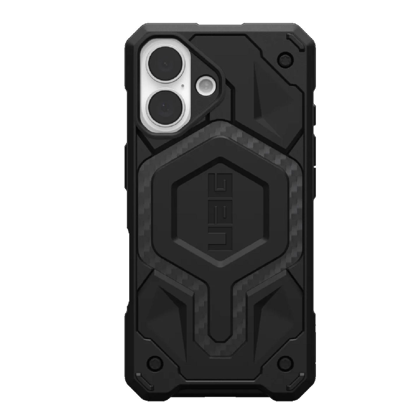 UAG Monarch Pro Rugged MagSafe Case for Apple iPhone 16 6.1" – Carbon Fiber, 25ft Drop Protection, 10-Year Warranty