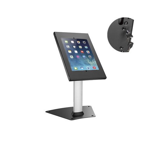 Brateck PAD12-04N Anti-theft Countertop Tablet Kiosk Stand for 9.7"/10.2" iPad, 10.5" iPad Air/iPad Pro & 10.1" Samsung Galaxy Tab A (2019) with ±90° Tilt & Cable Management