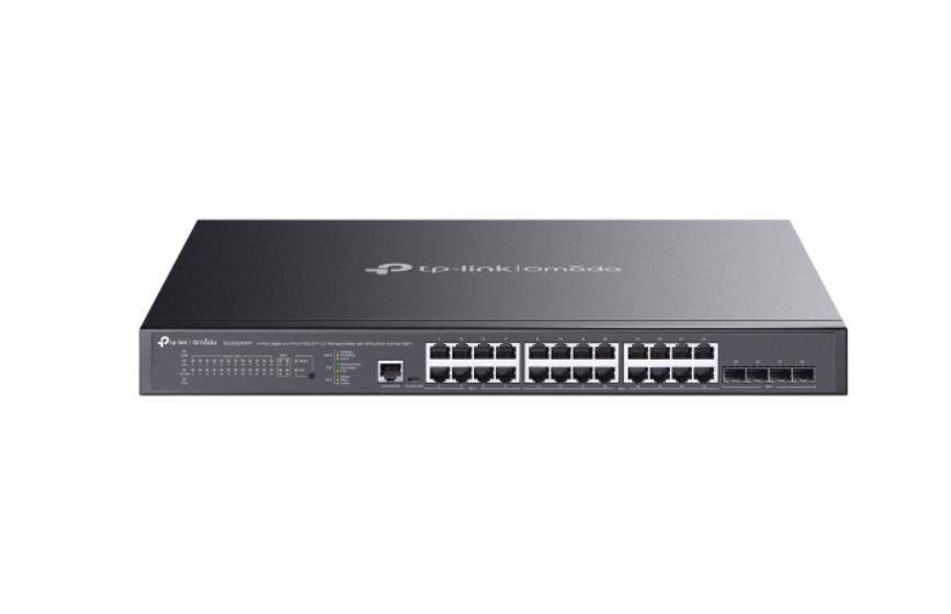 TP-Link SG3428XMPP Omada 24-Port Gigabit PoE+ & PoE++ Managed Switch with 4-Port 10GE SFP+ and 500W PoE Budget