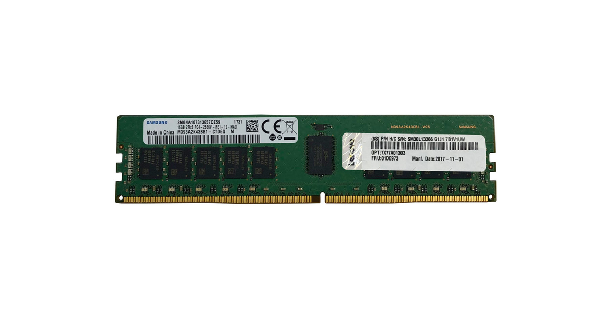 LENOVO ThinkSystem 64GB TruDDR5 5600MHz 2Rx4 RDIMM Registered Server Memory Module 4X77A88052