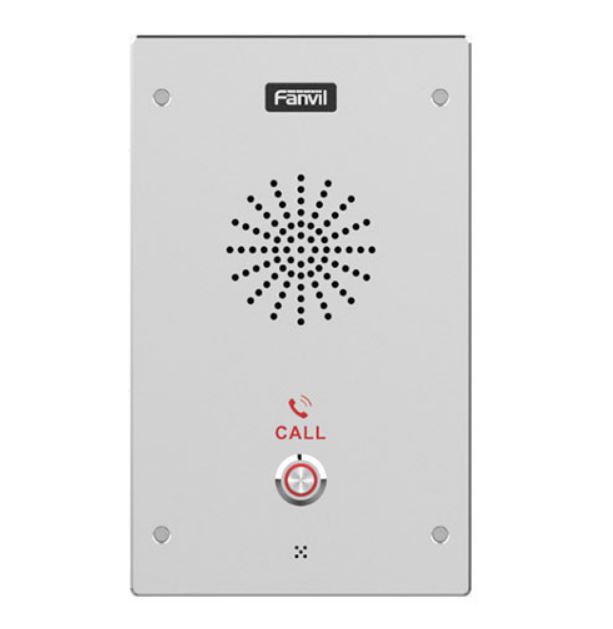 Fanvil I16S Outdoor SIP Audio Intercom, 2 SIP Lines, 1 DSS Key, PoE, IP65 & IK10 Rated, Anti-Tamper, 2 Year Warranty