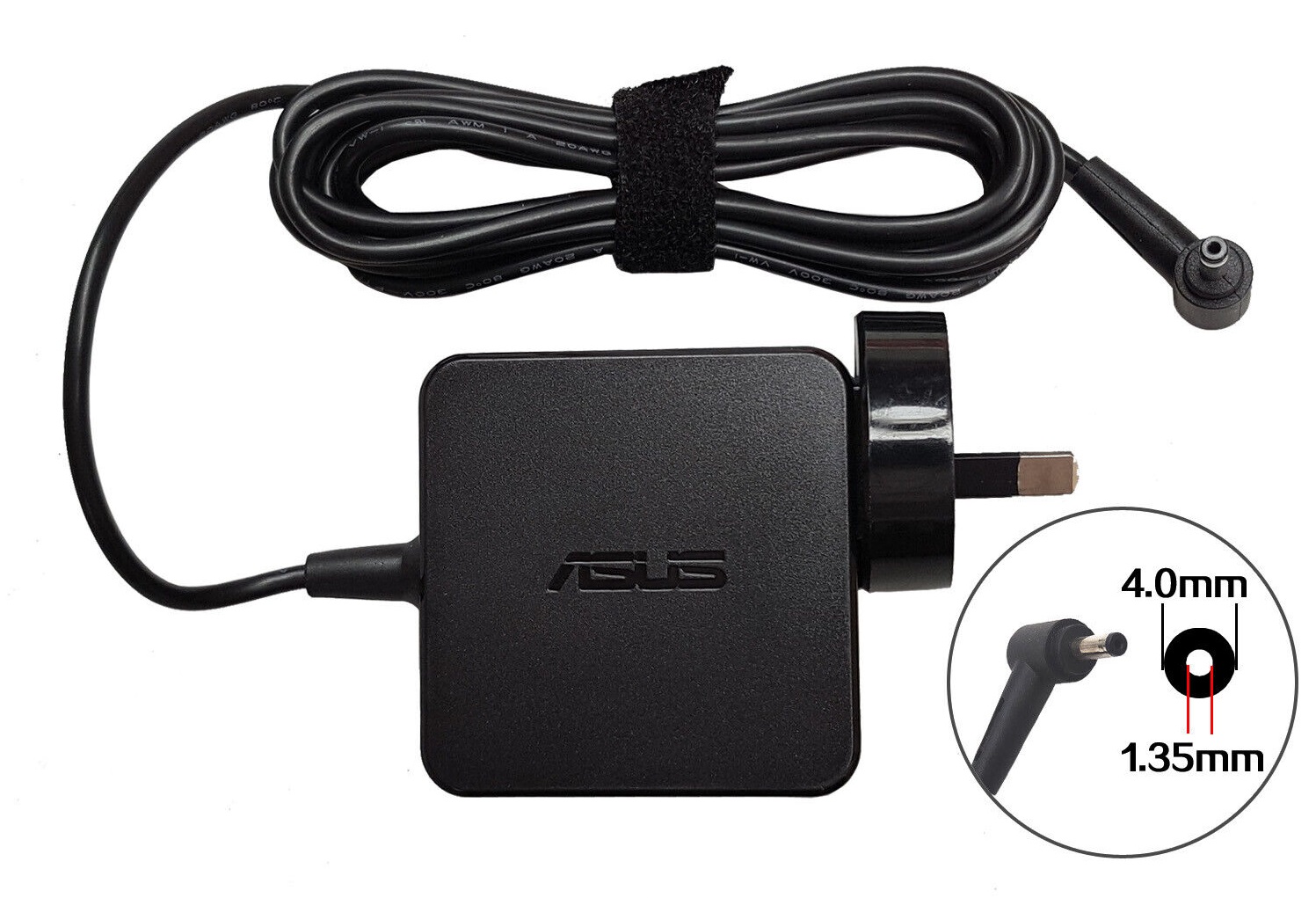 ASUS 45W 19V 2.37A AC Adapter with 4.0mm x 1.35mm Connector for ASUS A556 Series Laptops