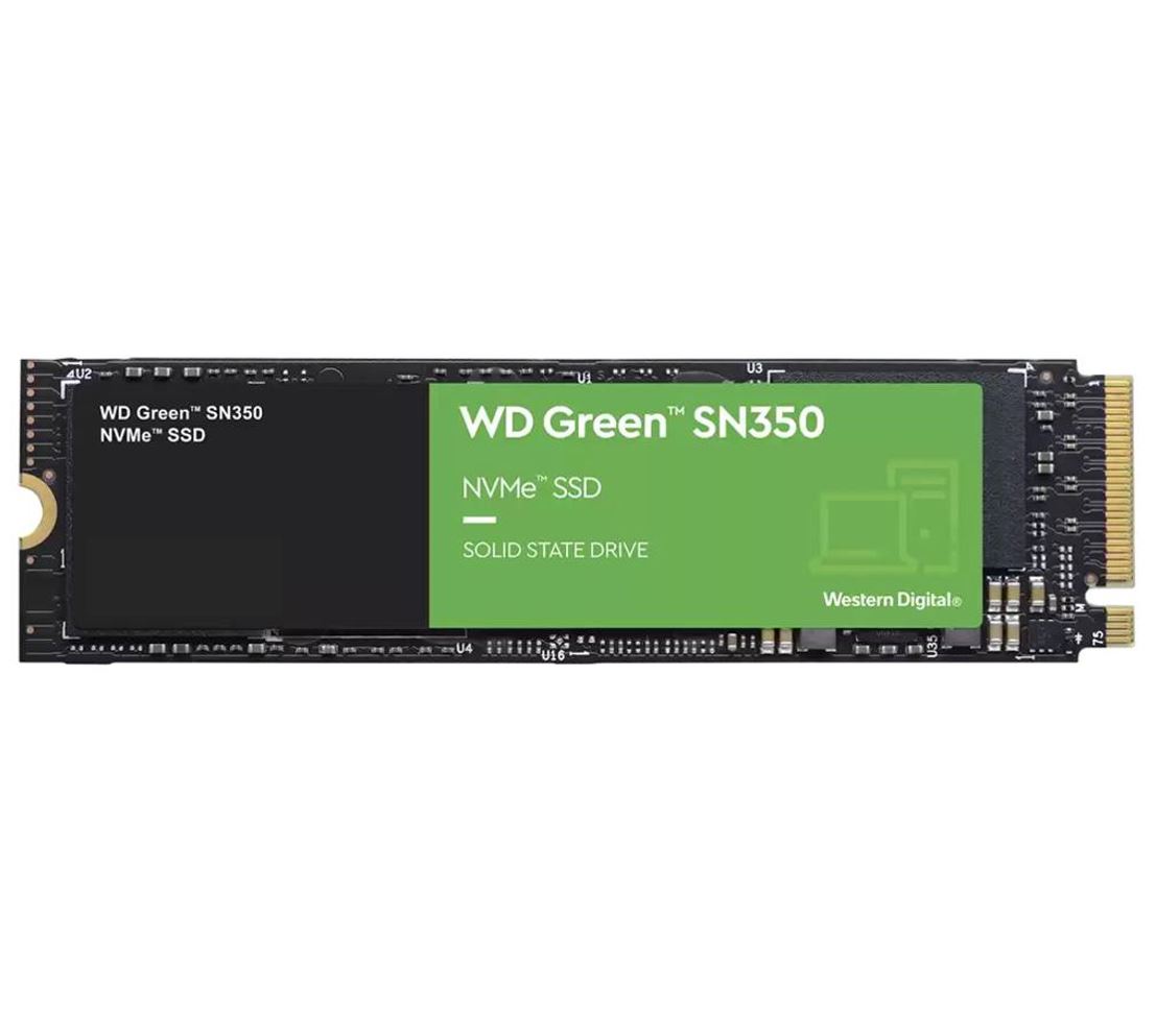 Western Digital WD Green SN350 2TB M.2 2280 NVMe SSD PCIe Gen3 x4 3200MB/s Read 3000MB/s Write QLC NAND 3-Year Warranty