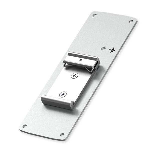 Teltonika TSW2 Rear Panel with 35mm DIN Rail Holder – Aluminium & Stainless Steel, Compatible with TSW200 & TSW210 Switches