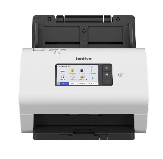 Brother ADS-4900W Professional Document Scanner — 60 ppm (120 ipm duplex), 100-Sheet ADF, 4.3in Touchscreen & Dual-Band Wi-Fi