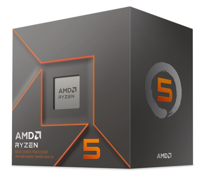 AMD Ryzen 5 8500G 6-Core AM5 Desktop Processor with Radeon 740M Graphics, 5.0 GHz Boost, 65W TDP
