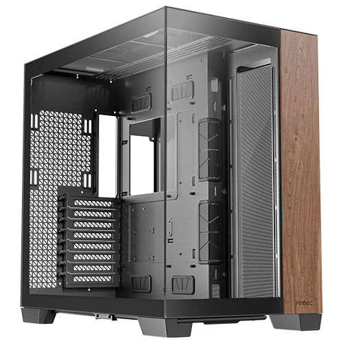 Antec C8 Wood Full Tower PC Case with Seamless Edge Tempered Glass, Exotic Wood Accent, USB-C 10Gbps & Support for E-ATX, ATX, Micro-ATX, ITX