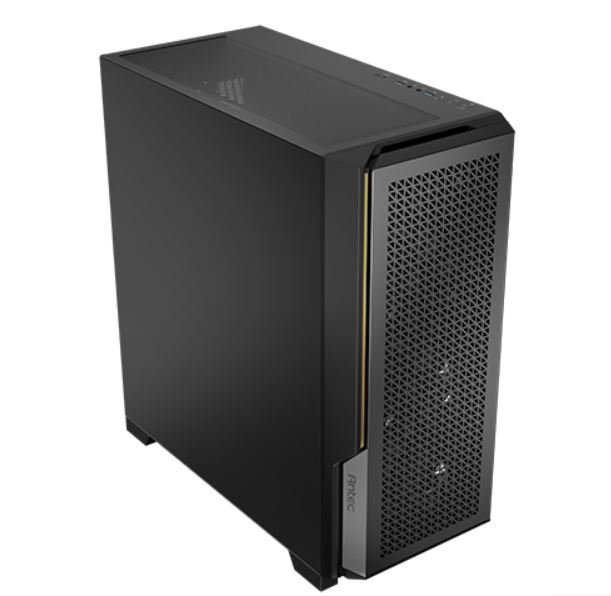 Antec P20CE Mid-Tower E-ATX PC Case with Dual CPU Support, 3x 120mm PWM Fans, USB-C 3.2 Gen 2, Mesh Front, Dust Filters, Vertical GPU Mount