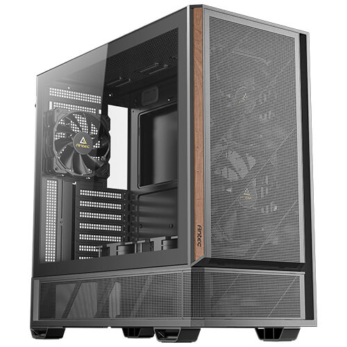 Antec P30 Air Mid Tower ATX Case with 4mm Tempered Glass, 5 PWM Fans, USB 3.0 & Type-C, Supports GPUs up to 405mm