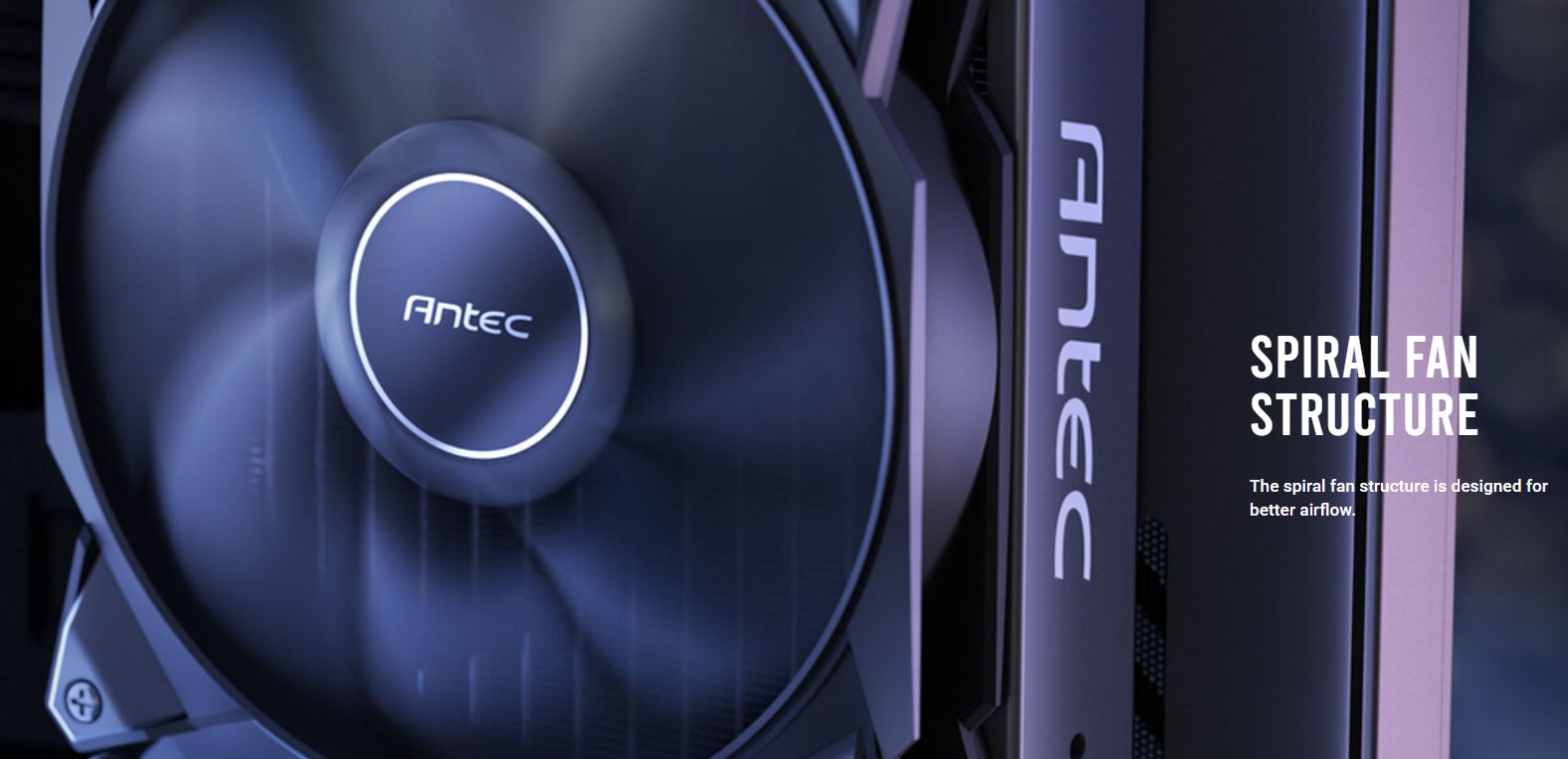 Antec Storm 120mm PWM FDB Case Fan - High Airflow 66.56 CFM, 2.7 mmH2O Air Pressure, Quiet 25.8 dB(A), PWM Daisy Chain, 3-Year Warranty