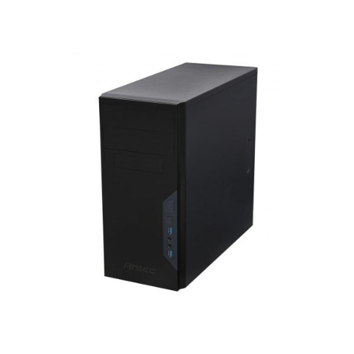 Antec VSK3000B-U3 Micro ATX Case - Durable SGCC Steel Chassis with 2x USB 3.0, 1x 92mm Fan, Multiple Drive Bays, TAC 2.0 Cooling, Black