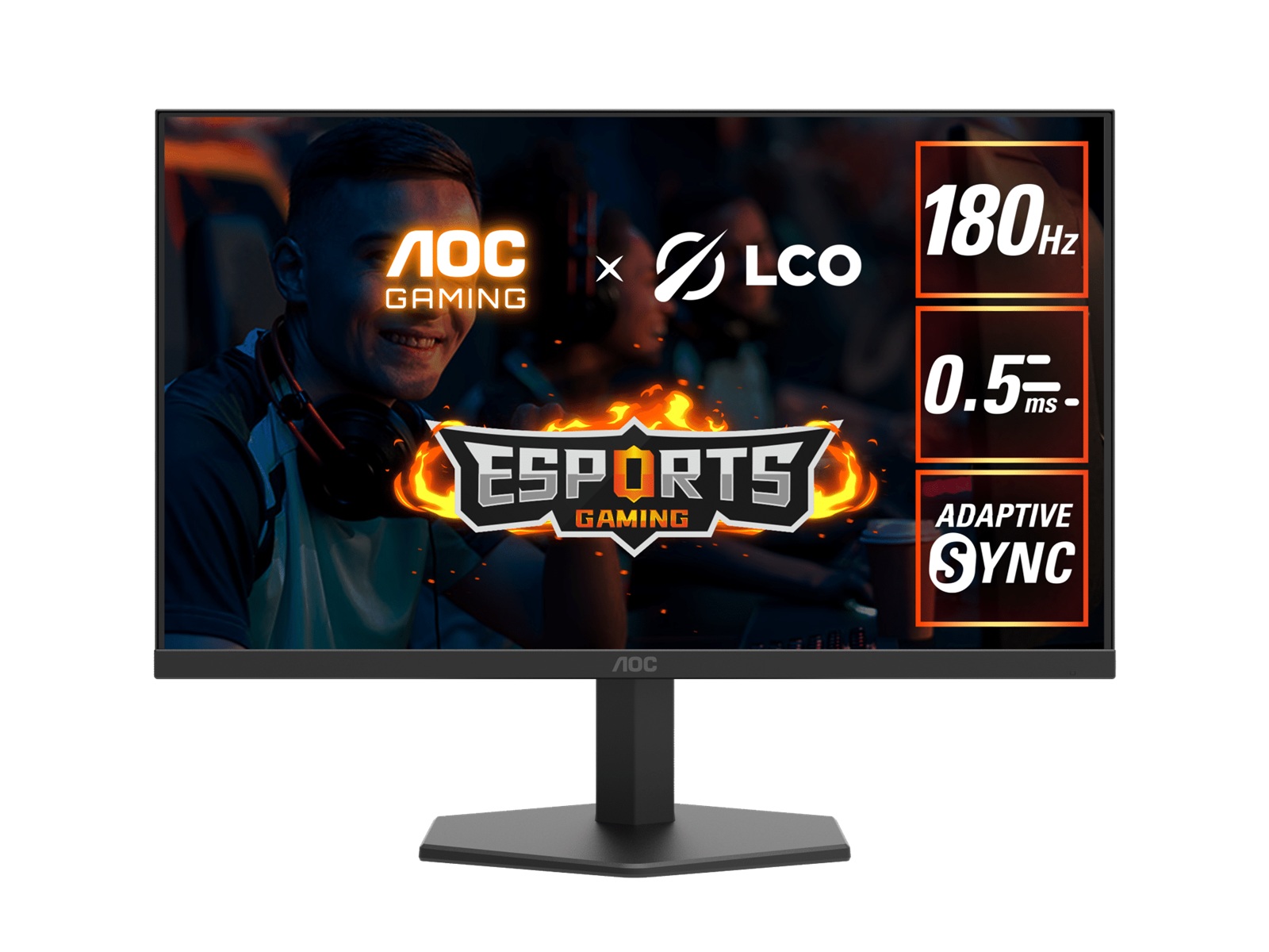 AOC Q27G11E 27-inch QHD Fast IPS Gaming Monitor 180Hz 0.5ms MPRT HDR10 Adaptive Sync Low Input Lag