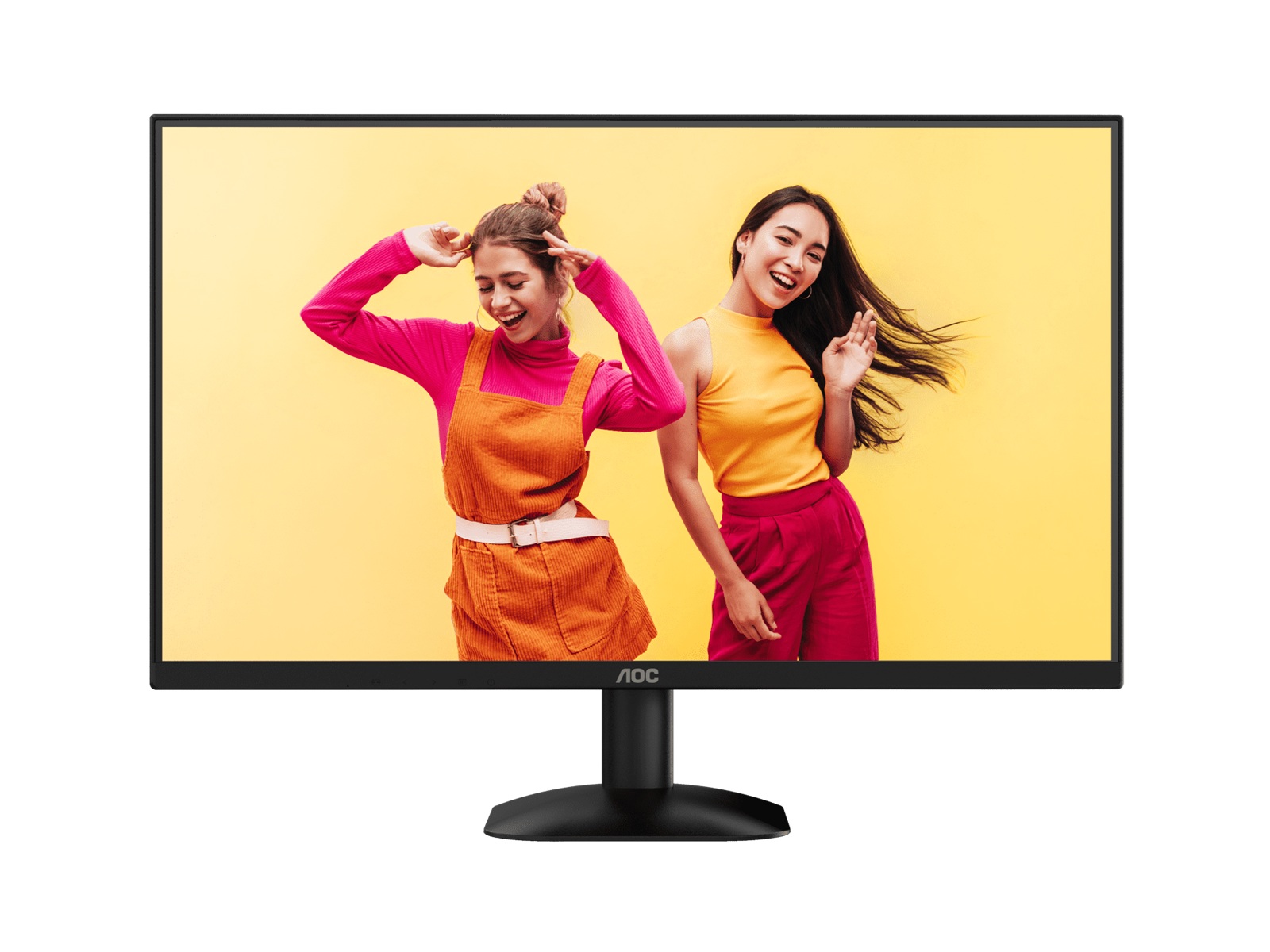 AOC U27B35 27" 4K UHD IPS Monitor – 3840×2160 @ 60Hz, 300 cd/m², 125% sRGB, HDR10, 4ms Response, HDMI & DisplayPort, Tilt Stand