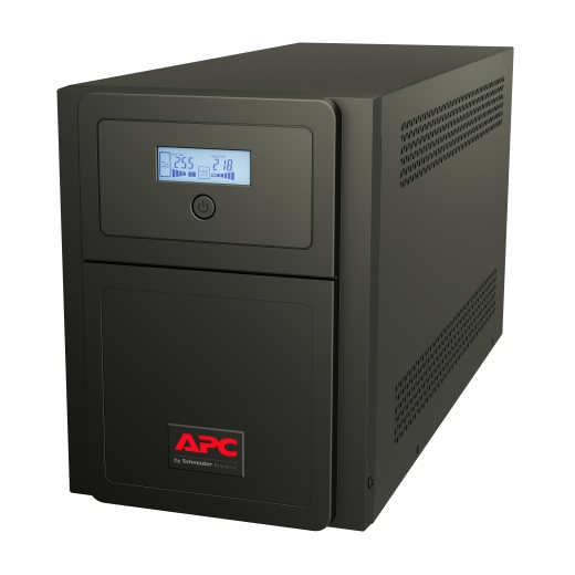 APC Easy UPS SMV3000CAI 3kVA Line-Interactive Tower UPS with AVR, 6 IEC C13 Outlets, LCD, USB & RS-232 - 230V Power Backup