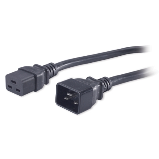 APC Power Cord C19 to C20 2.0m Black 20A IEC Connector Cable